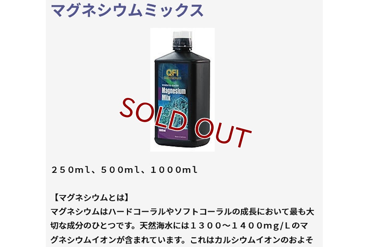 画像1: 【飼育用品・添加剤】【通販】【取り寄せ商品】 AQUA GEEK QFI添加剤 マグネシウム 500ml (1)