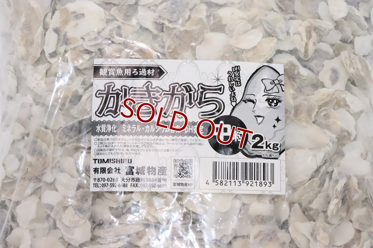 画像2: 【飼育用品 水質調整】かきがら 中粒【2kg】【ろ過材】 (2)
