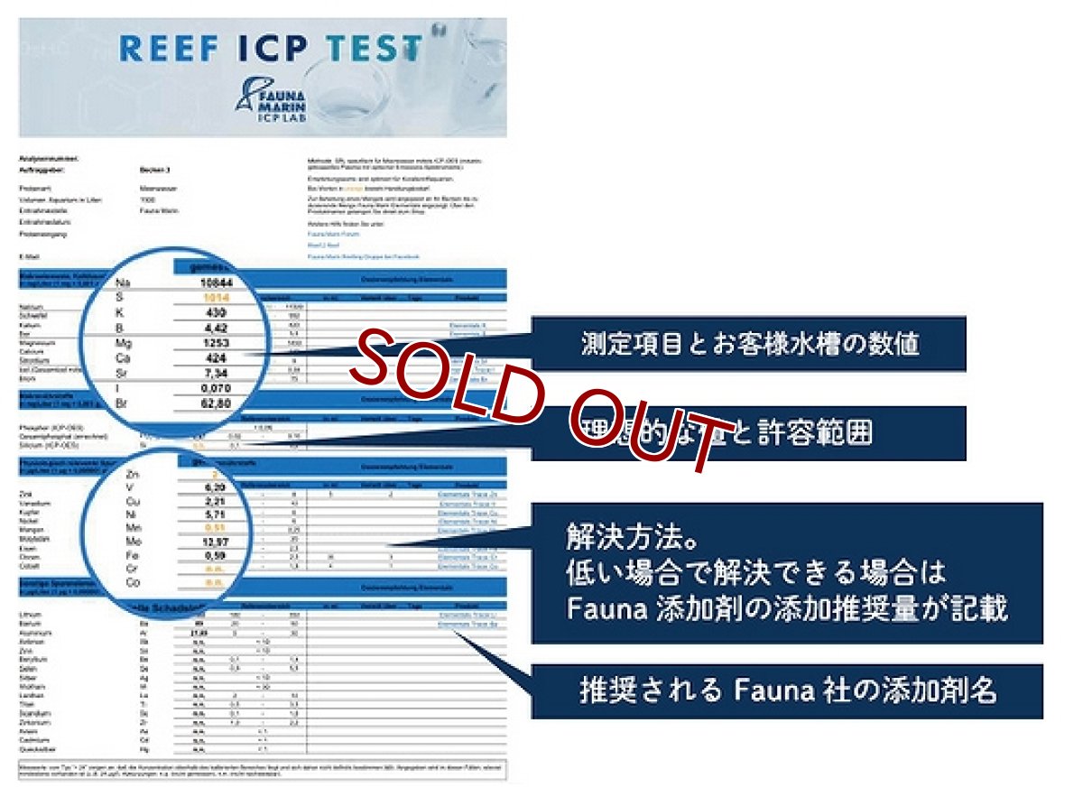 画像3: 【飼育用品】FAUNAMARIN ICP水質検査テスト(海水用) (3)