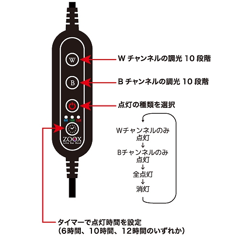 ZOOXアクティニックシャイナーレクタングル60(海水)