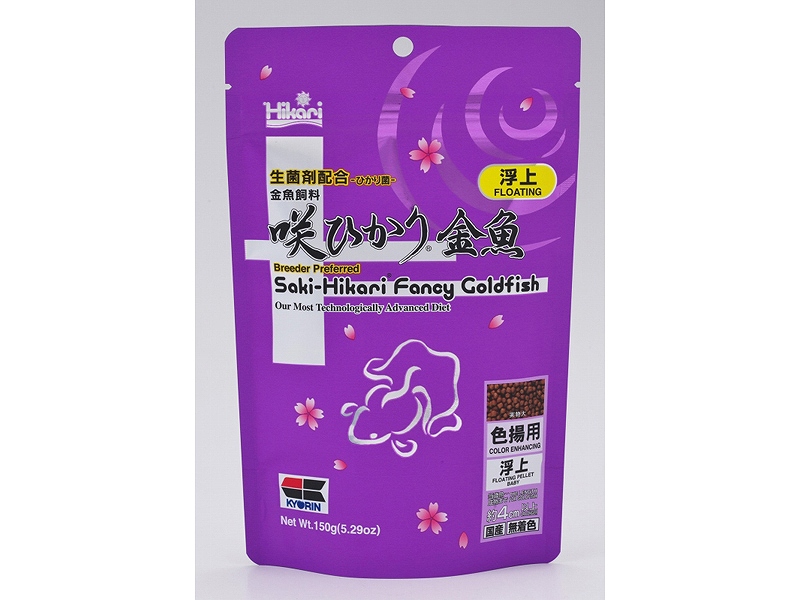 飼育用品 餌 キョーリン 咲ひかり金魚色揚用 浮上 150g 乾燥餌 淡水用 餌 ペットバルーン ネットショップ