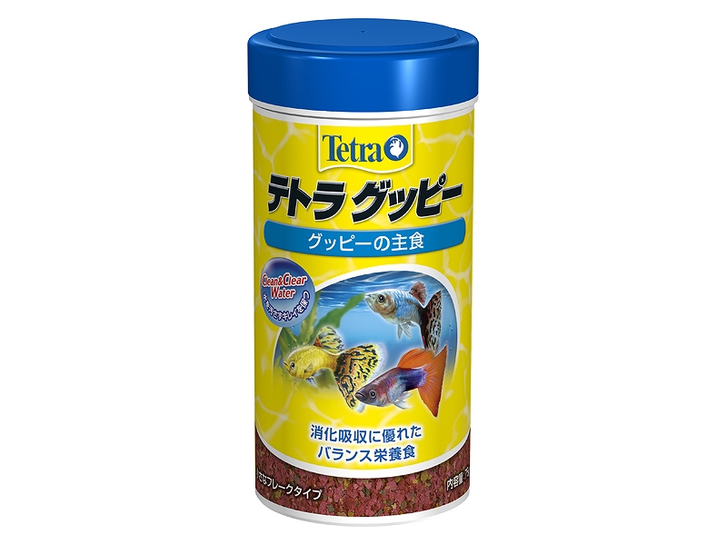 飼育用品 餌 テトラ グッピー 75g 乾燥餌 淡水用 餌 ペットバルーン ネットショップ