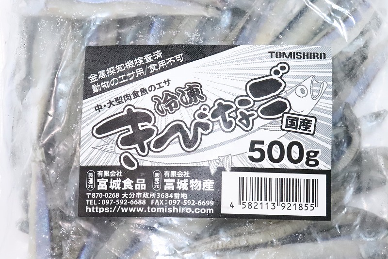 【冷凍餌】冷凍きびなご【500g】【冷凍エサ】